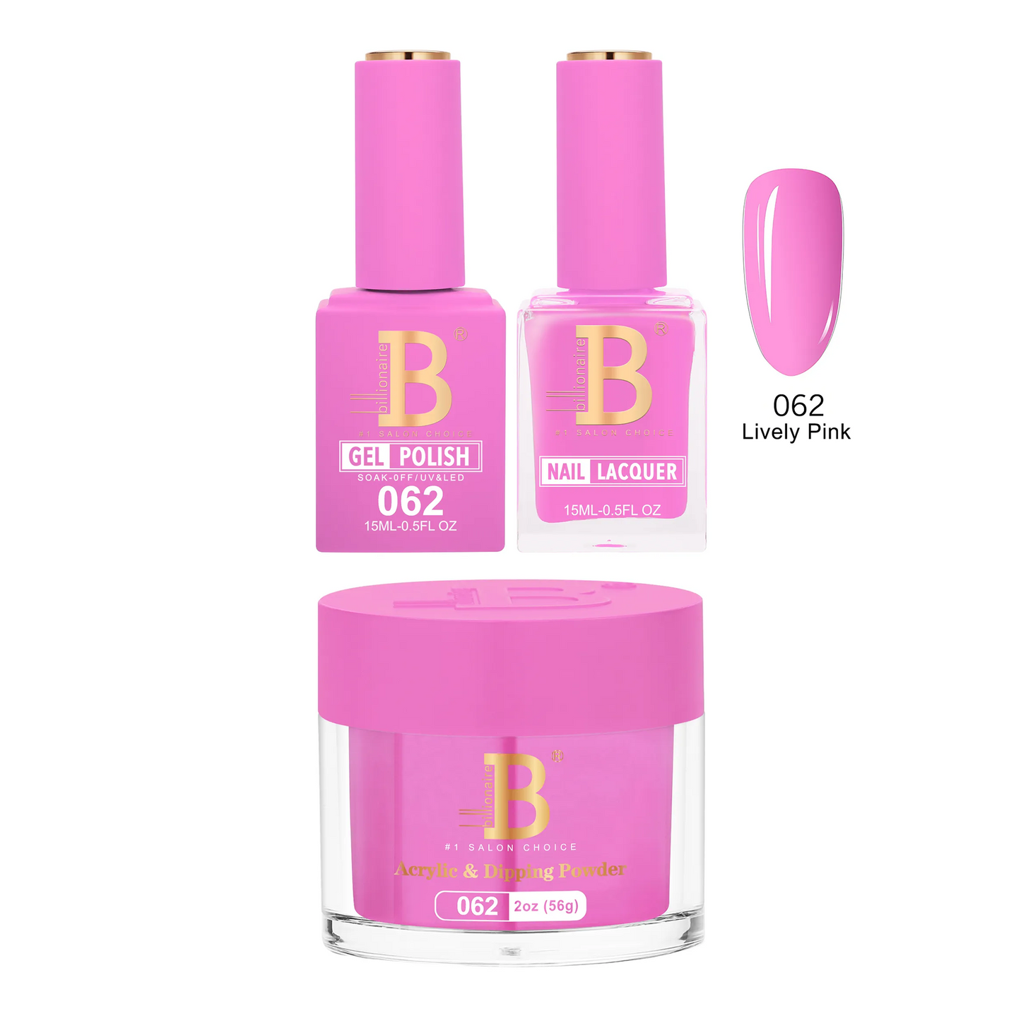 Billionaire Trio Imperial 062 Lively Pink