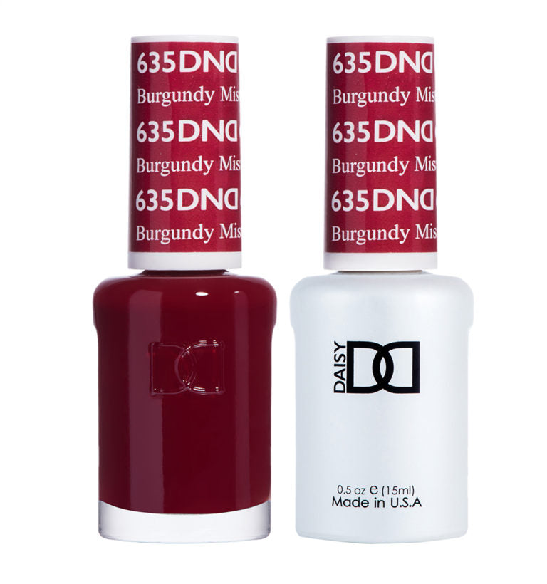 DND Gel & Polish Duo 635 Burgundy Mist