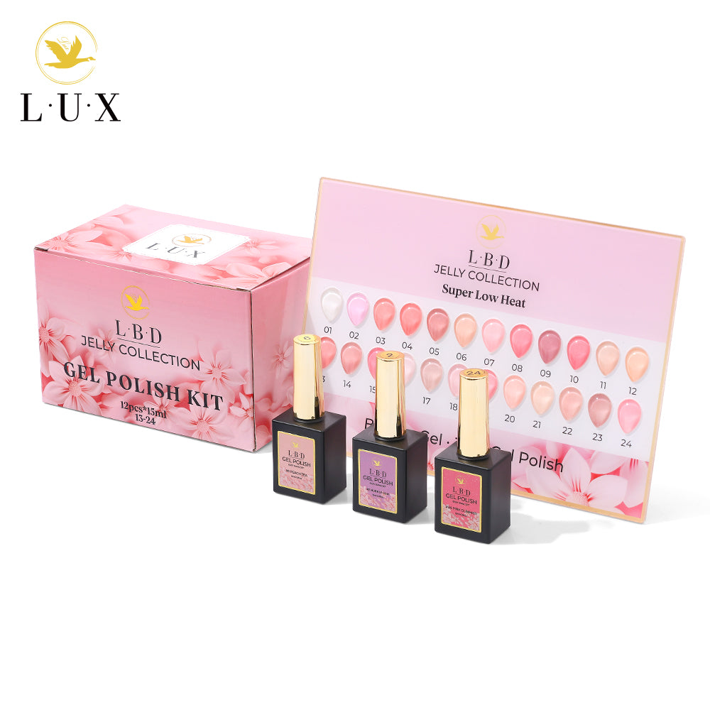 LBD JELLY Gel Polish 24 Colors
