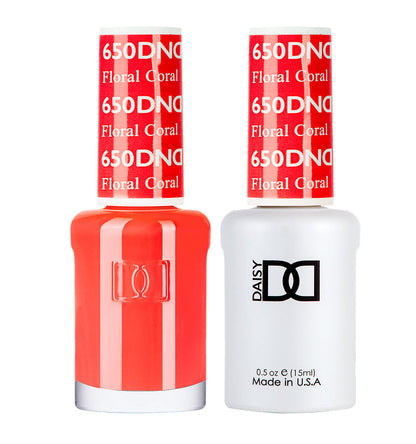 DND Gel & Polish Duo 650 Floral Coral
