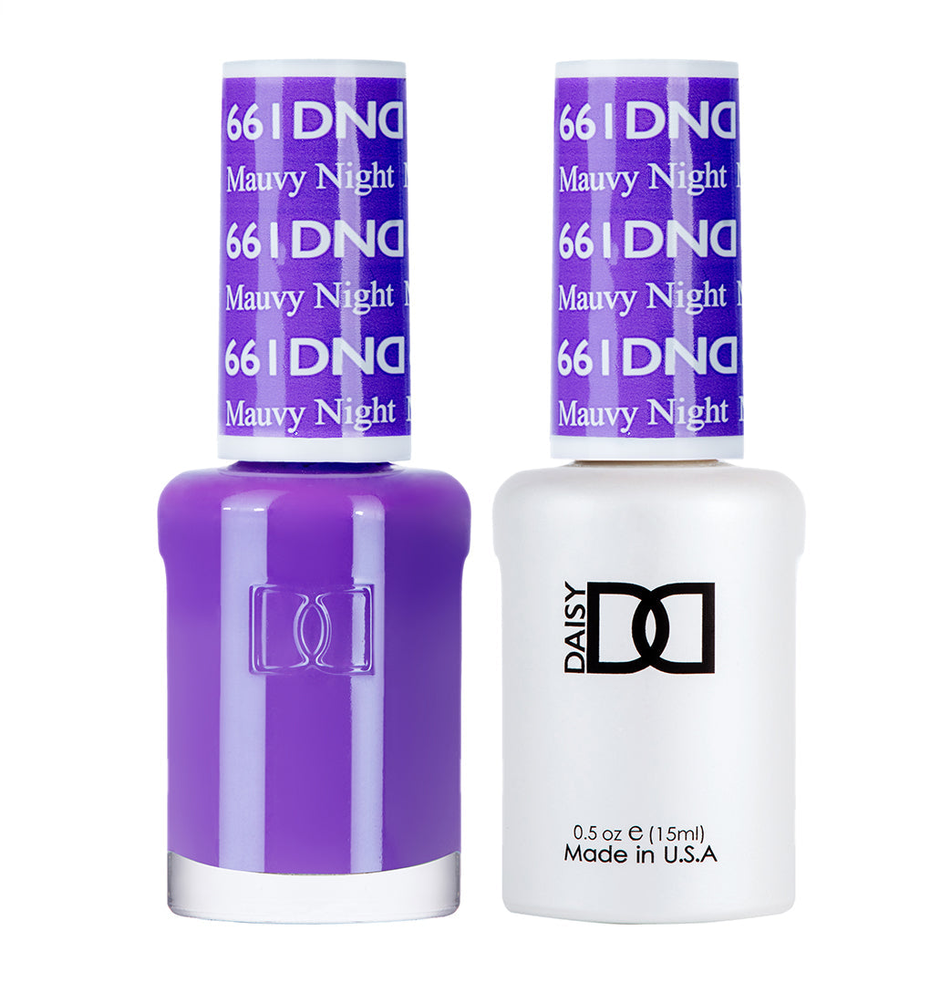 DND Gel & Polish Duo 661 Mauvy Night