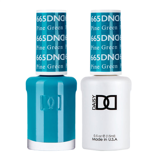 DND Gel & Polish Duo 665 Pine Green