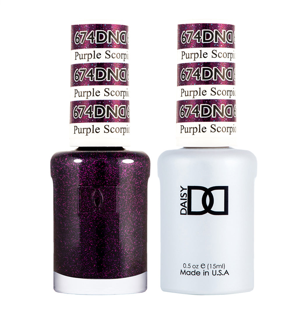 DND Gel & Polish Duo 674 Purple Scorpion
