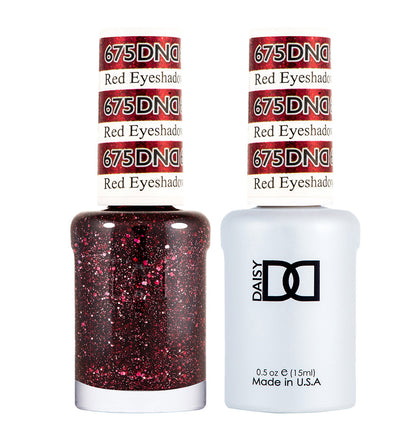 DND Gel & Polish Duo 675 Red Eyeshadow