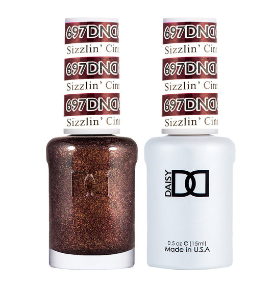 DND Gel & Polish Duo 697 Sizzlin' Cinnamon