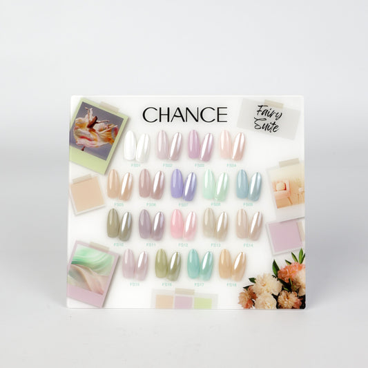 Chance Counter Display Color Chart - Fairy Suite Collection 18 colors