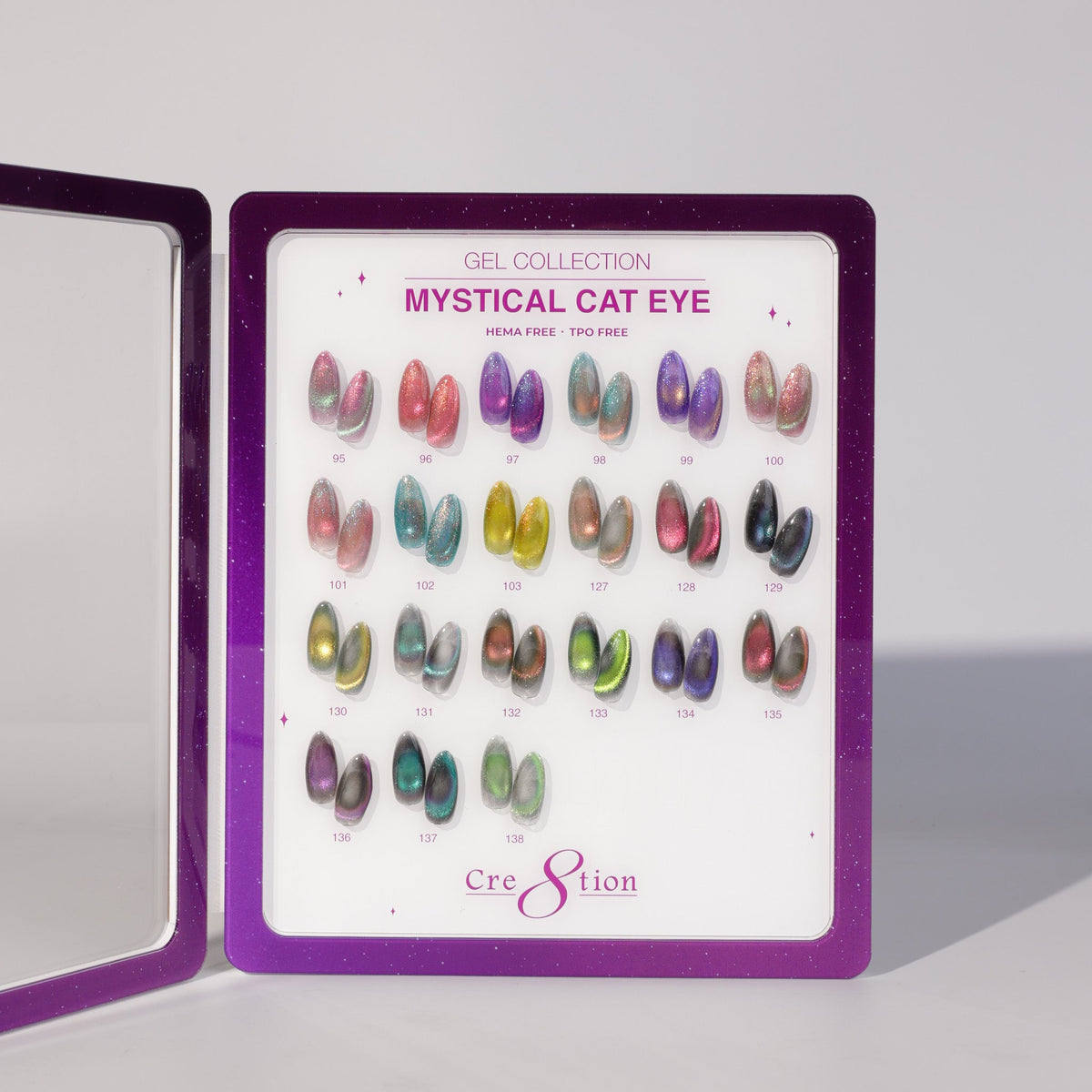 Cre8tion Cat Eye Gel Mystical Collection Kit - 21 Colors