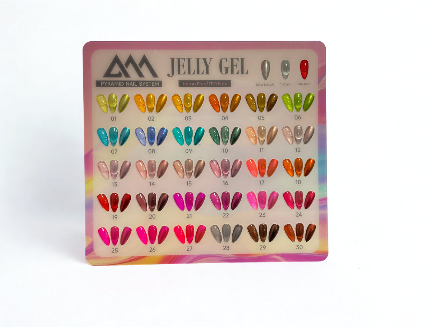 Pyramid Jelly Gel Collection (HEMA/TPO Free) - 33 Gel Colors