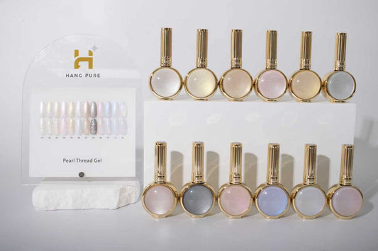 Pearl Thread 18ml Gel Polish Collection – 12 Colors ( #1 - 12 )