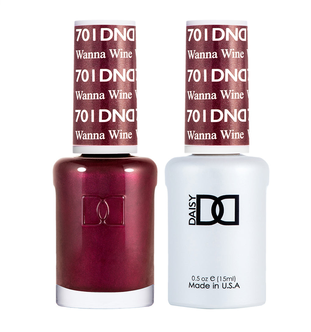 DND Gel & Polish Duo 701 Wanna Wine