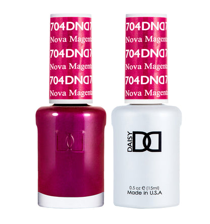 DND Gel & Polish Duo 704 Nova Magenta