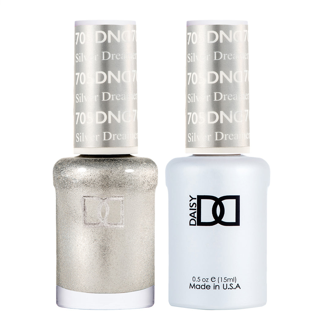 DND Gel & Polish Duo 705 Silver Dream