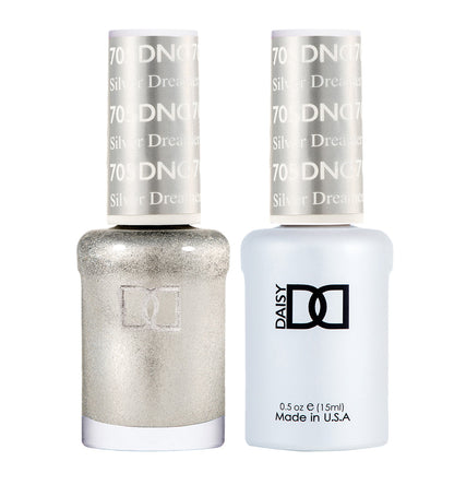 DND Gel & Polish Duo 705 Silver Dream