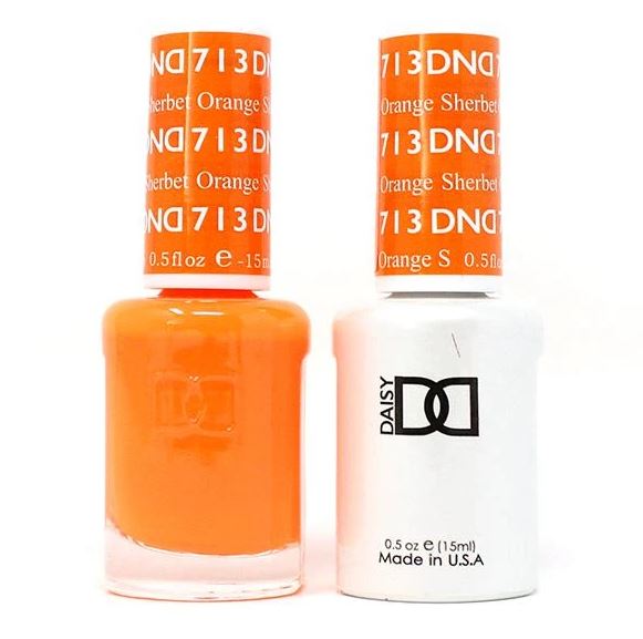 DND Gel & Polish Duo 713 Orange Sherbet