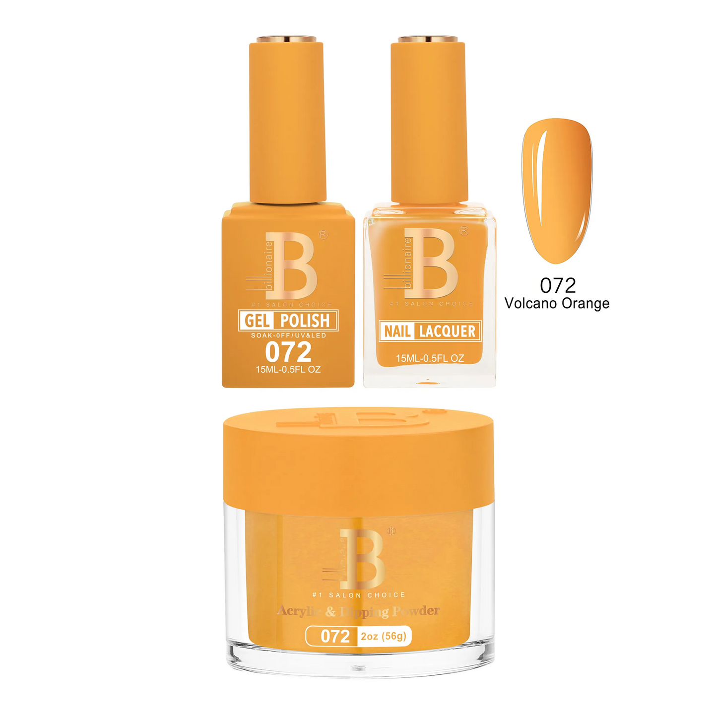 Billionaire Trio Imperial 072 Volcano Orange
