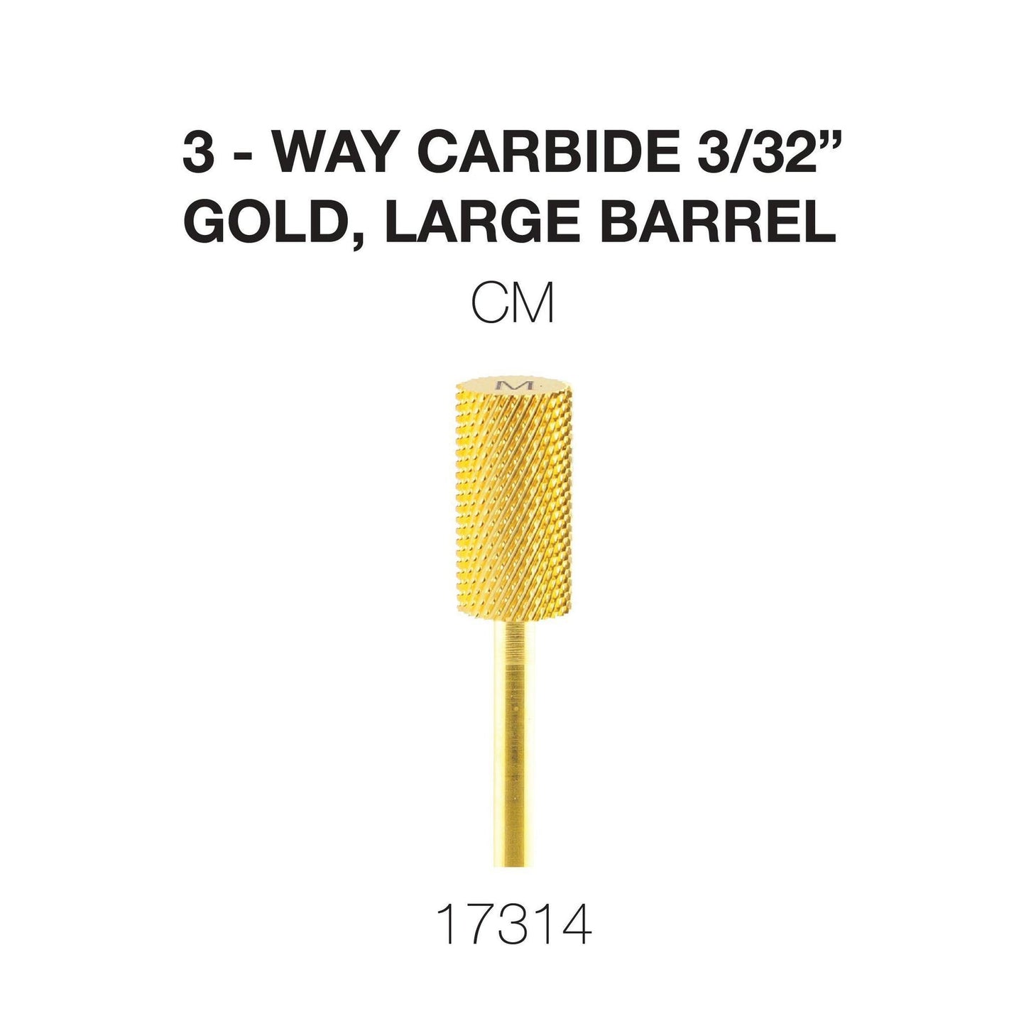 Creation 3 - Way Carbide Gold, Large Barrel 3/32"