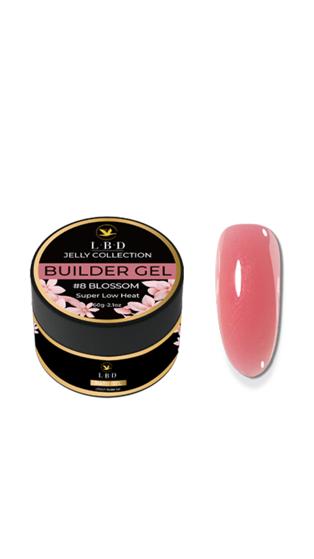 LBD Jelly Builder Gel – #8 BLOSSOM