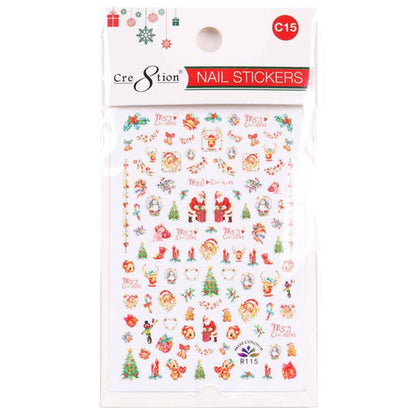 Cre8tion Nail Art Sticker Christmas (29 Styles)