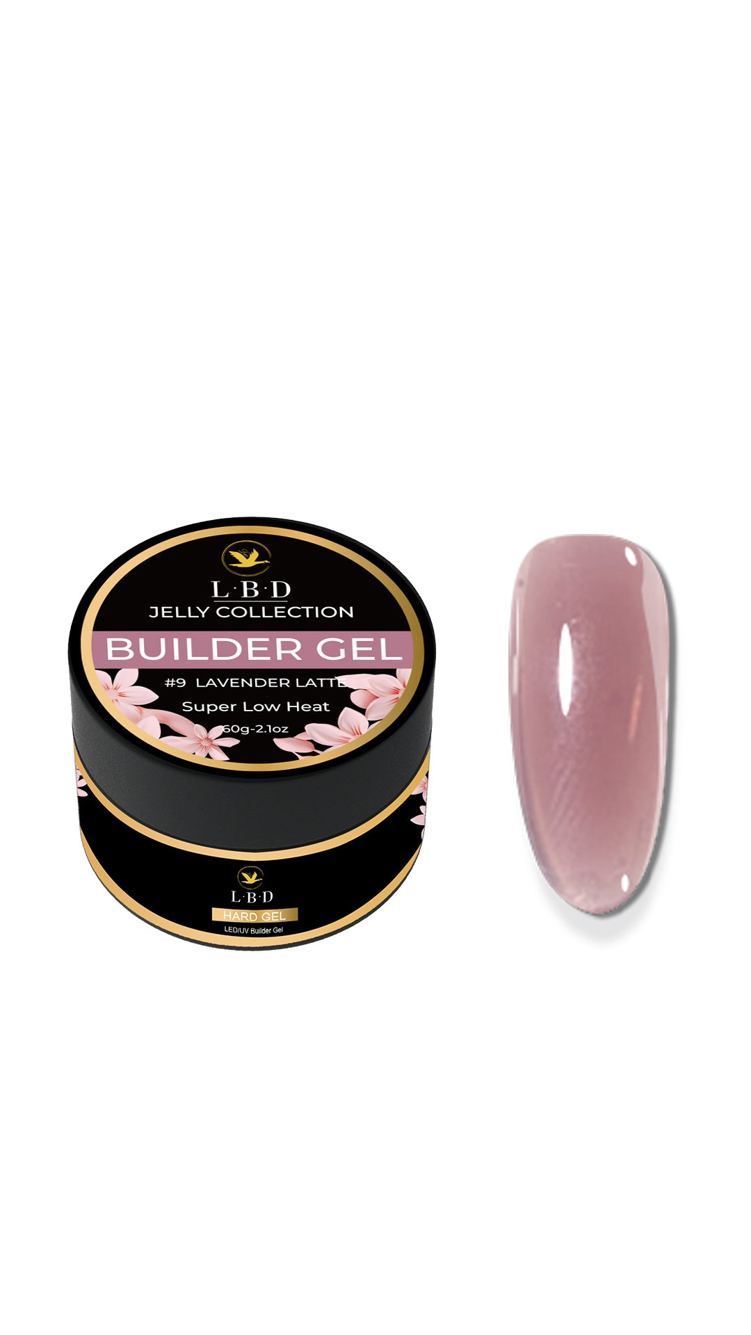LBD Jelly Builder Gel – #9 LAVENDER LATTE