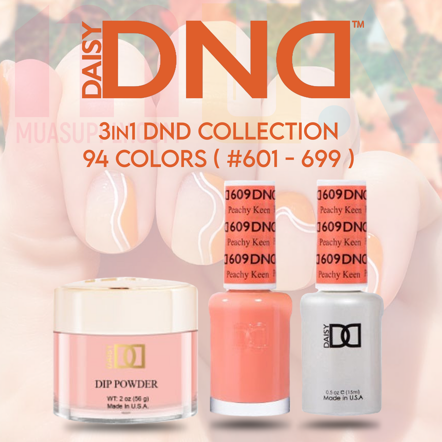 3in1 DND Collection 94 colors ( #601 - 699 )