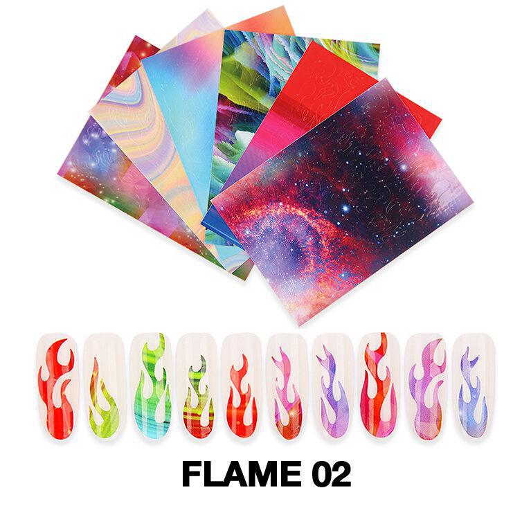 Creation Sticker Flame 02 6 pcs./bag
