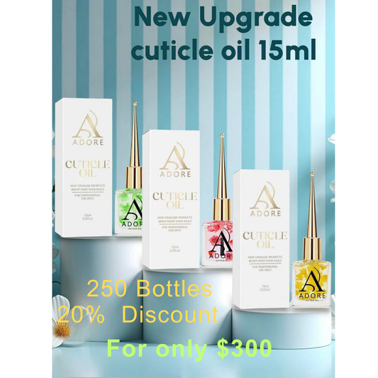 ADORE Cuticle Oil 15ml - 250 Bottles with box ( Mix Scent ) DOTW