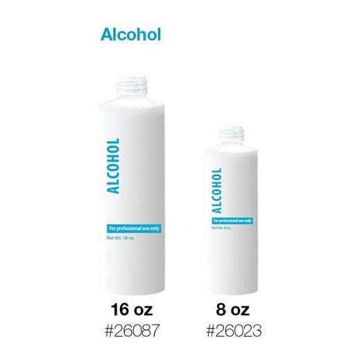 Cre8tion Plastic Bottle "Alcohol" EMPTY - Cap Not Included