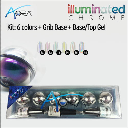 Aora Kit/9pcs - Illuminated Chrome