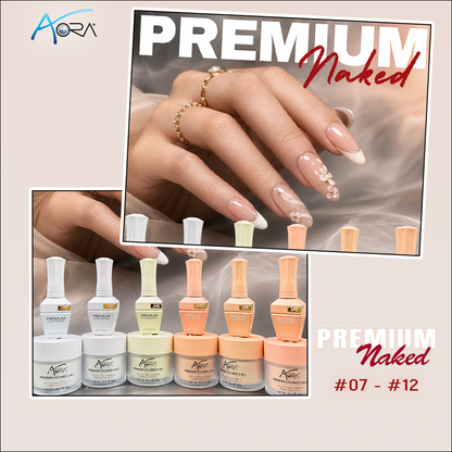 Aora Premium Naked Collection #07 - #12 = 6 Colors