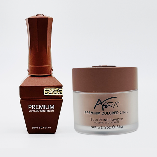 Aora 2in1   Gel + Dip_Acrylic -#59 Brown is Beautiful