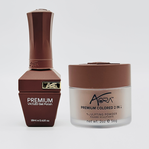 Aora 2in1   Gel + Dip_Acrylic -#60 - Choco Kitty