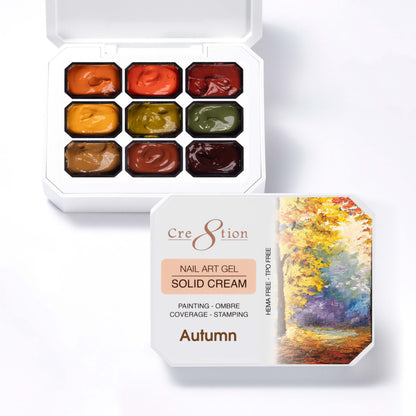 Creation Nail Art Gel - Solid Cream Collection - Autumn