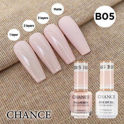 Chance Gel & Nail Lacquer Duo 0.5oz B04 - Bare Collection
