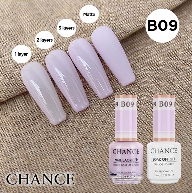 Chance Gel & Nail Lacquer Duo 0.5oz B09 - Bare Collection