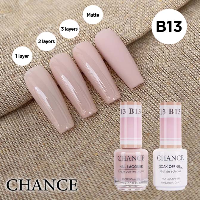 Chance Gel & Nail Lacquer Duo 0.5oz B13 - Bare Collection