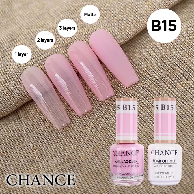 Chance Gel & Nail Lacquer Duo 0.5oz B15 - Bare Collection