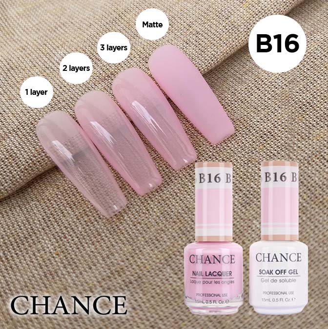 Chance Gel & Nail Lacquer Duo 0.5oz B16 - Bare Collection