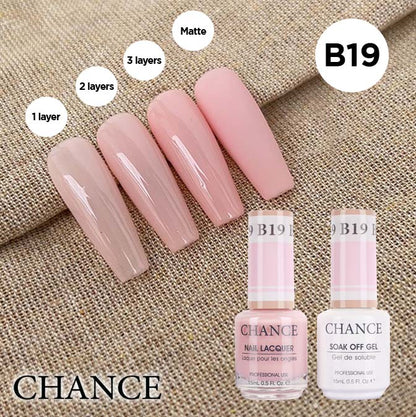 Chance Gel & Nail Lacquer Duo 0.5oz B19 - Bare Collection
