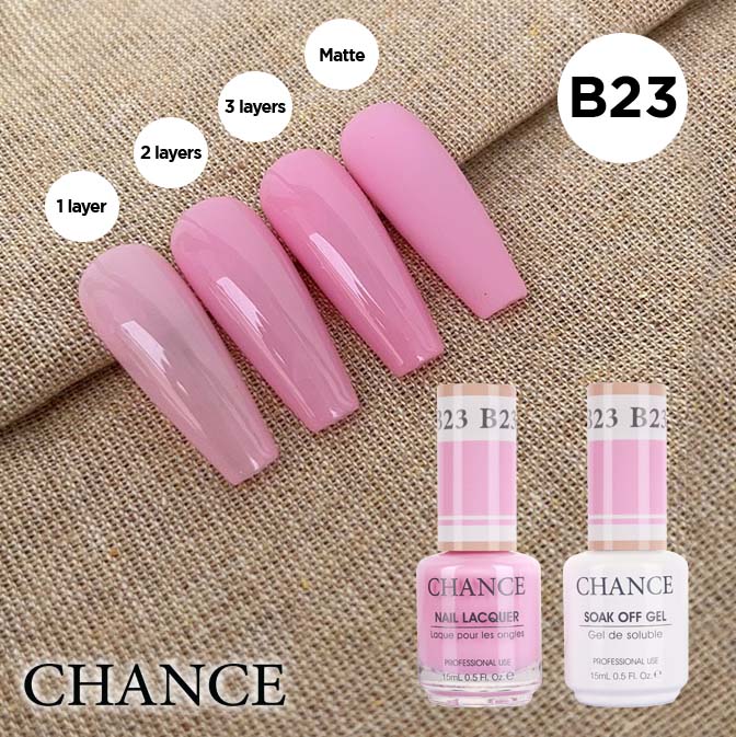 Chance Gel & Nail Lacquer Duo 0.5oz B23 - Bare Collection