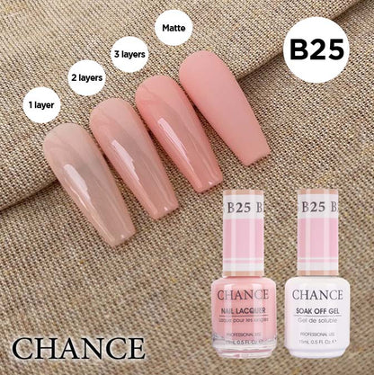 Chance Gel & Nail Lacquer Duo 0.5oz B25 - Bare Collection