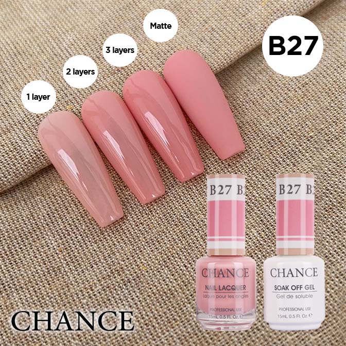 Chance Gel & Nail Lacquer Duo 0.5oz B27 - Bare Collection
