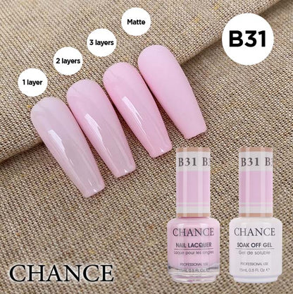 Chance Gel & Nail Lacquer Duo 0.5oz B31 - Bare Collection