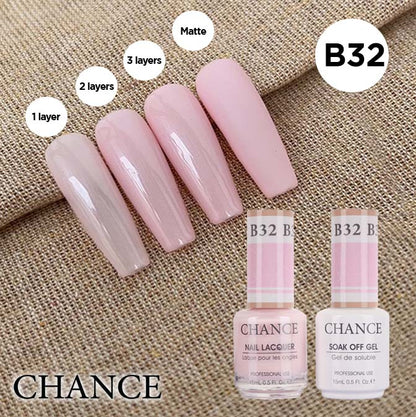 Chance Gel & Nail Lacquer Duo 0.5oz B32 - Bare Collection