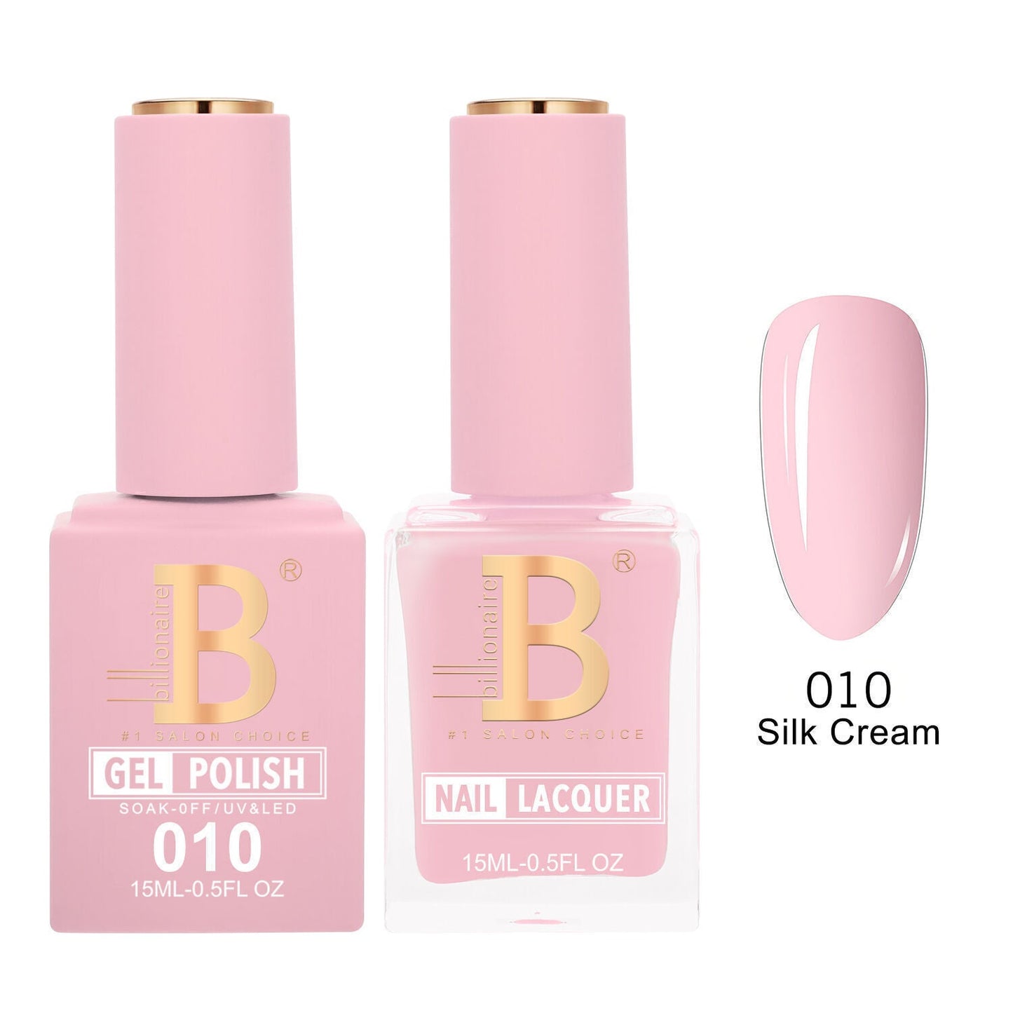 Billionaire 010 Silk Cream - Imperial Collection Gel & Lacquer Duo 15ml