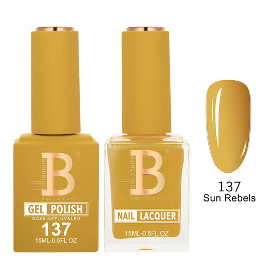 Billionaire 137 Sun Rebels - Imperial Collection Gel & Lacquer Duo 15ml