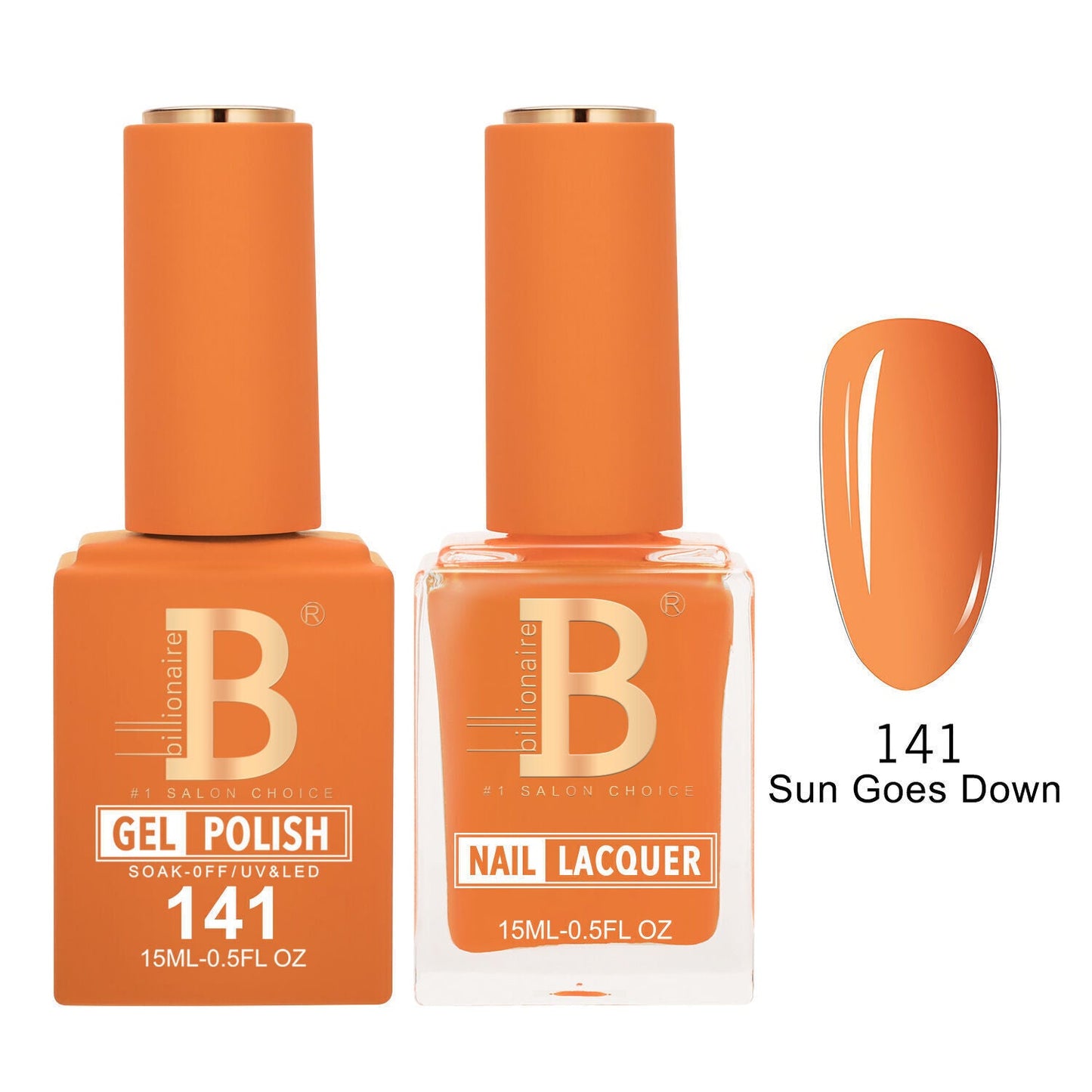 Billionaire 141 Sun Goes Down - Imperial Collection Gel & Lacquer Duo 15ml