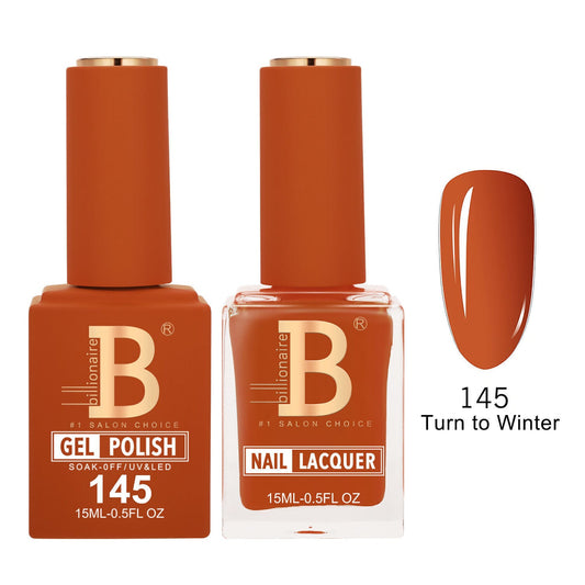 Billionaire 145 Turn to Winter - Imperial Collection Gel & Lacquer Duo 15ml