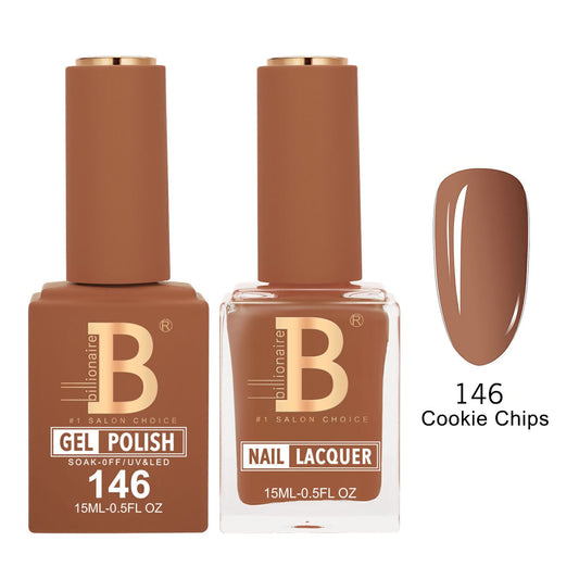 Billionaire 146 Cookie Chips - Imperial Collection Gel & Lacquer Duo 15ml