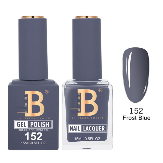 Billionaire 152 Frost Blue - Imperial Collection Gel & Lacquer Duo 15ml