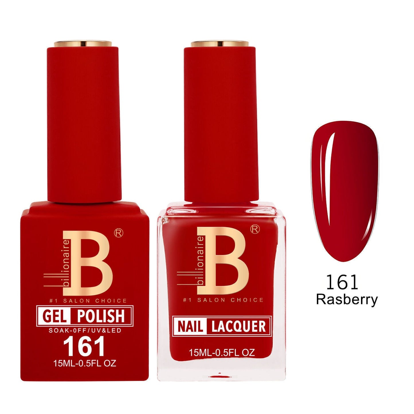 Billionaire 161 Rasberry - Imperial Collection Gel & Lacquer Duo 15ml